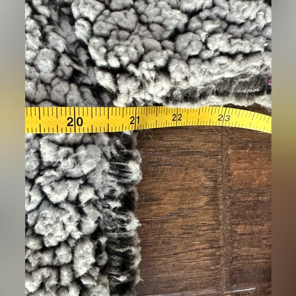 Relay for Life BOXERCRAFT fleece 1/4” zip pullover gray small teddy bear - Picture 6 of 16